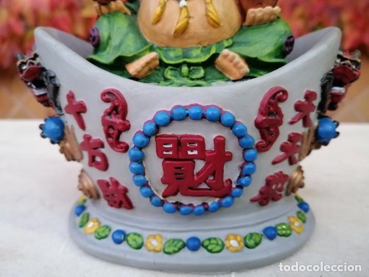Arte: FIGURA DE BUDA PINTADA A MANO - Foto 10