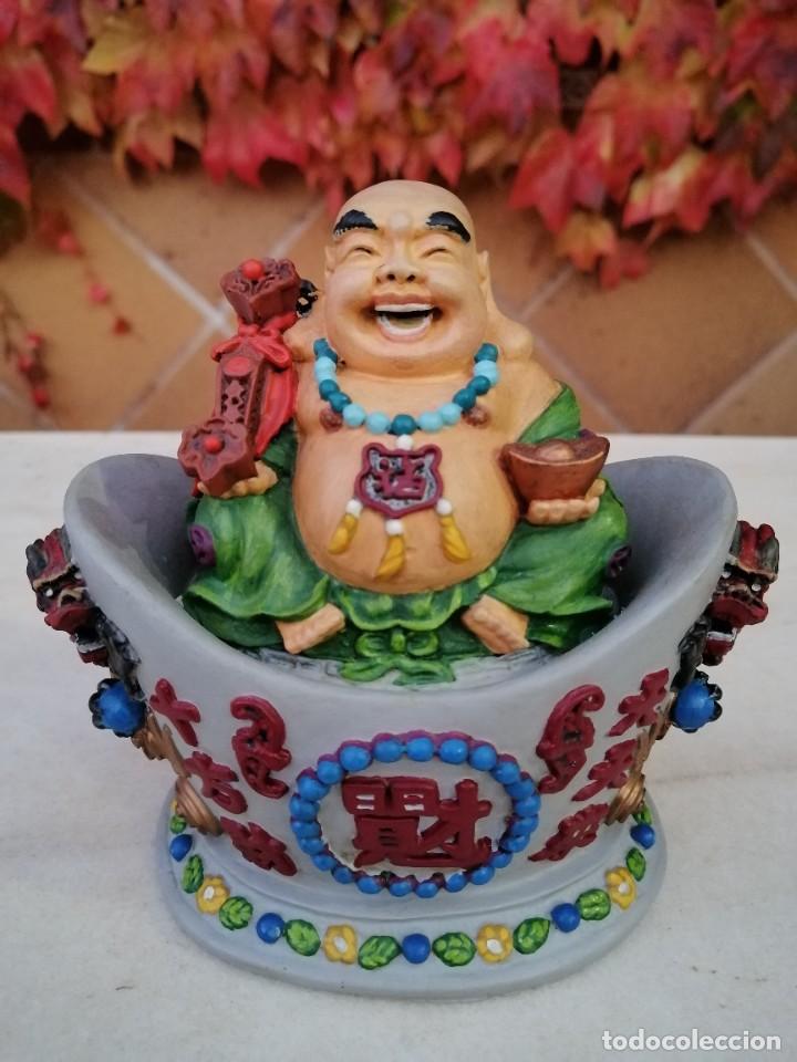 Arte: FIGURA DE BUDA PINTADA A MANO - Foto 13