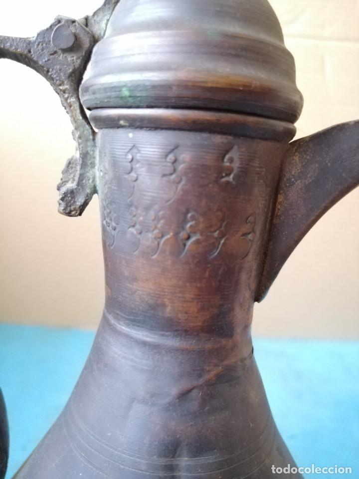 Antigua cafetera turca en cobre 22 x 11 cm. - Vendido en Venta Directa -  225564895