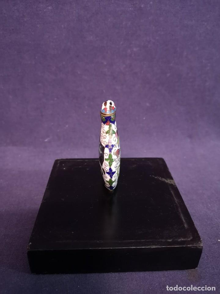 Arte: TABAQUERA CHINA EN CLOISONNE - Foto 3