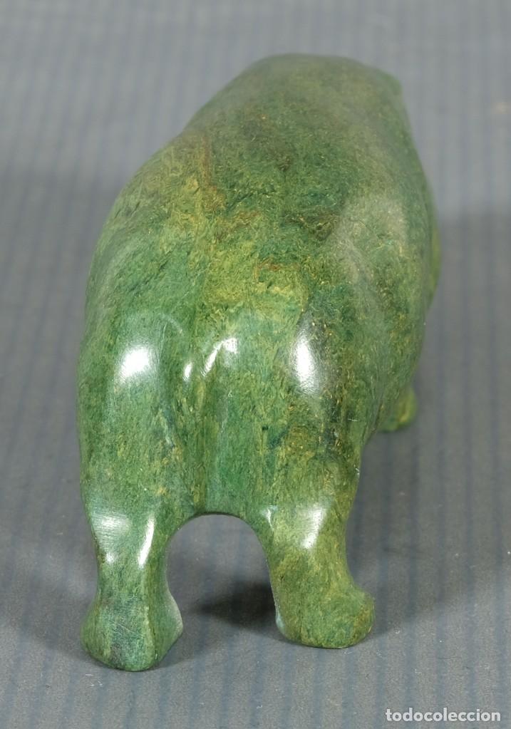 Arte: Hipop&oacute;tamo en jade africano - Foto 4