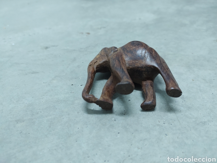 Arte: Elefante de madera tallado a mano - Foto 3