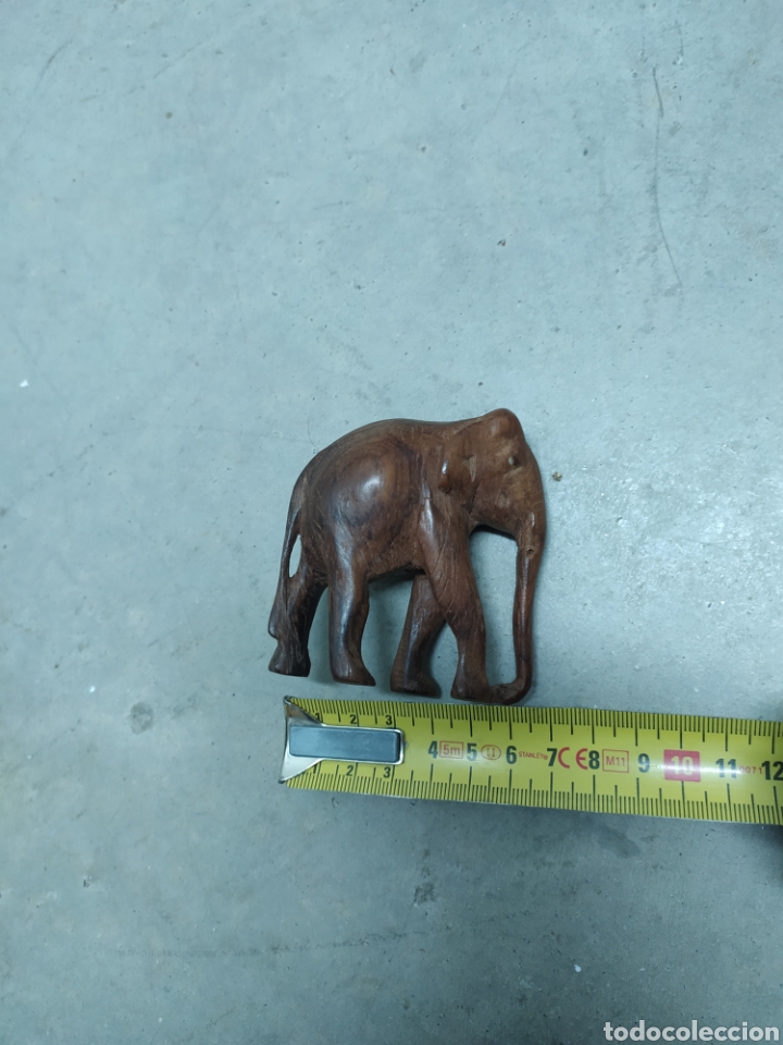 Arte: Elefante de madera tallado a mano - Foto 6