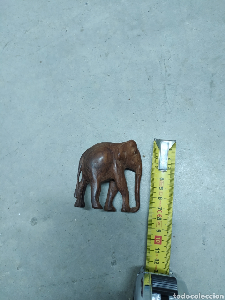 Arte: Elefante de madera tallado a mano - Foto 7