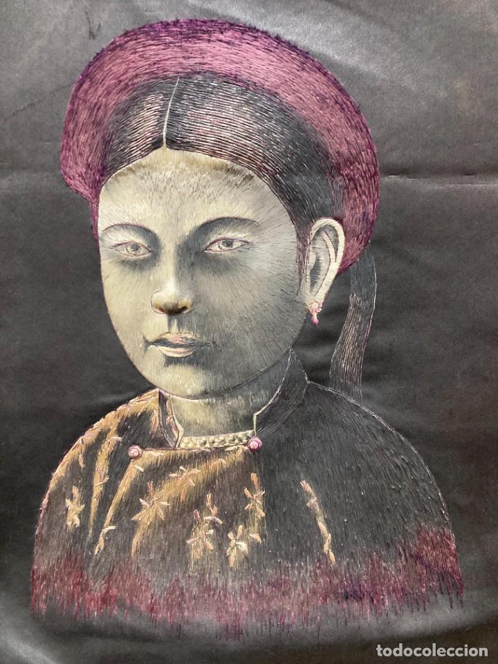 Arte: Pareja de sedas chinas - Foto 6