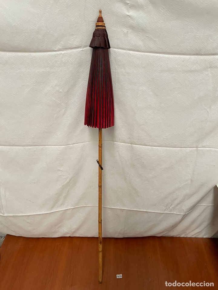 Arte: SOMBRILLA JAPONESA ARTESANAL - Foto 4