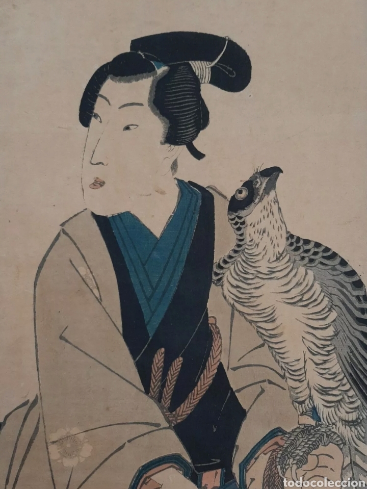 Arte: Grabado japones antiguo de Toyokuni III - Japan - Foto 2