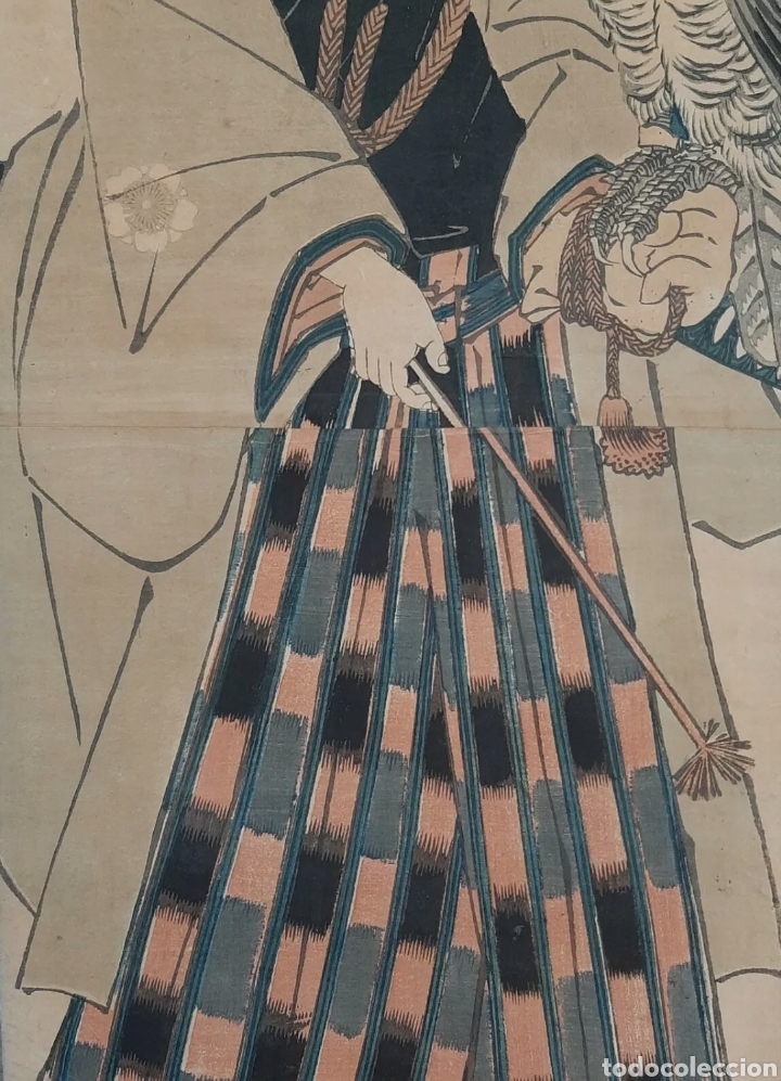 Arte: Grabado japones antiguo de Toyokuni III - Japan - Foto 3