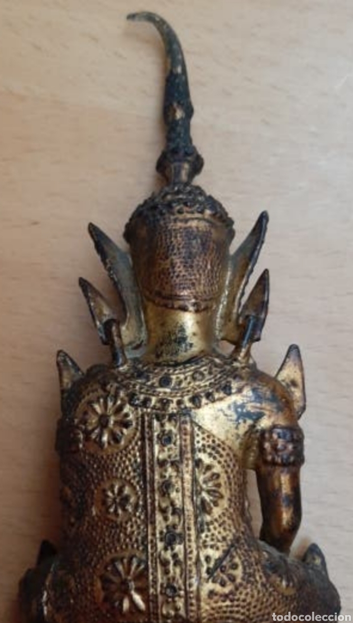 Arte: Budha antiguo de bronce - buda - bronze buddha 19th - Foto 3