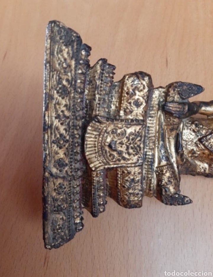 Arte: Budha antiguo de bronce - buda - bronze buddha 19th - Foto 6