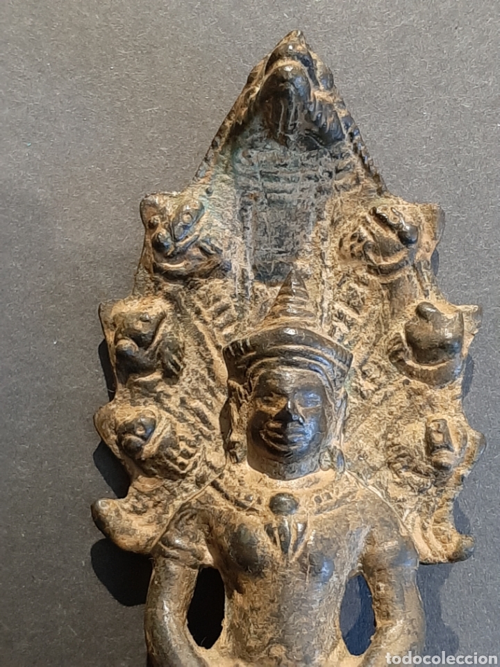 Arte: Buda antiguo de bronce - Foto 2