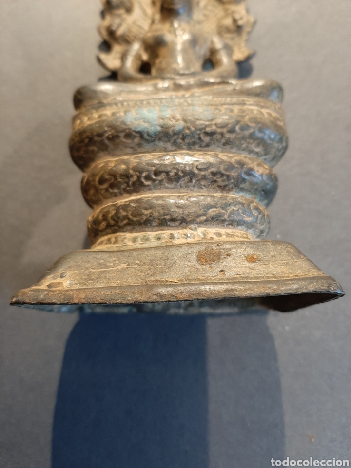 Arte: Buda antiguo de bronce - Foto 3
