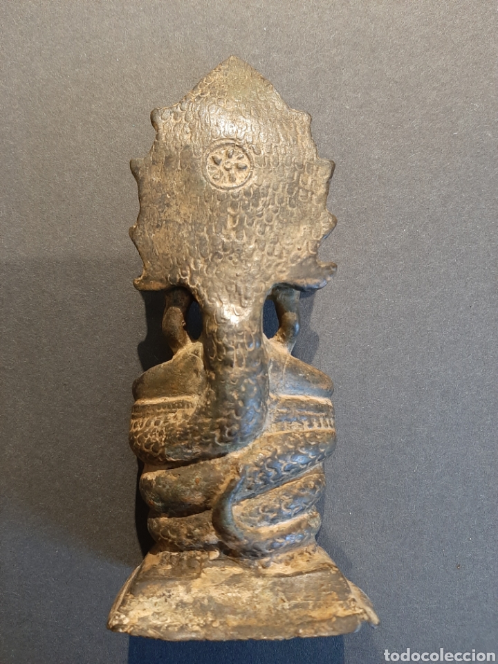 Arte: Buda antiguo de bronce - Foto 4