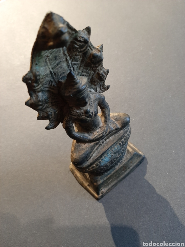 Arte: Buda antiguo de bronce - Foto 6