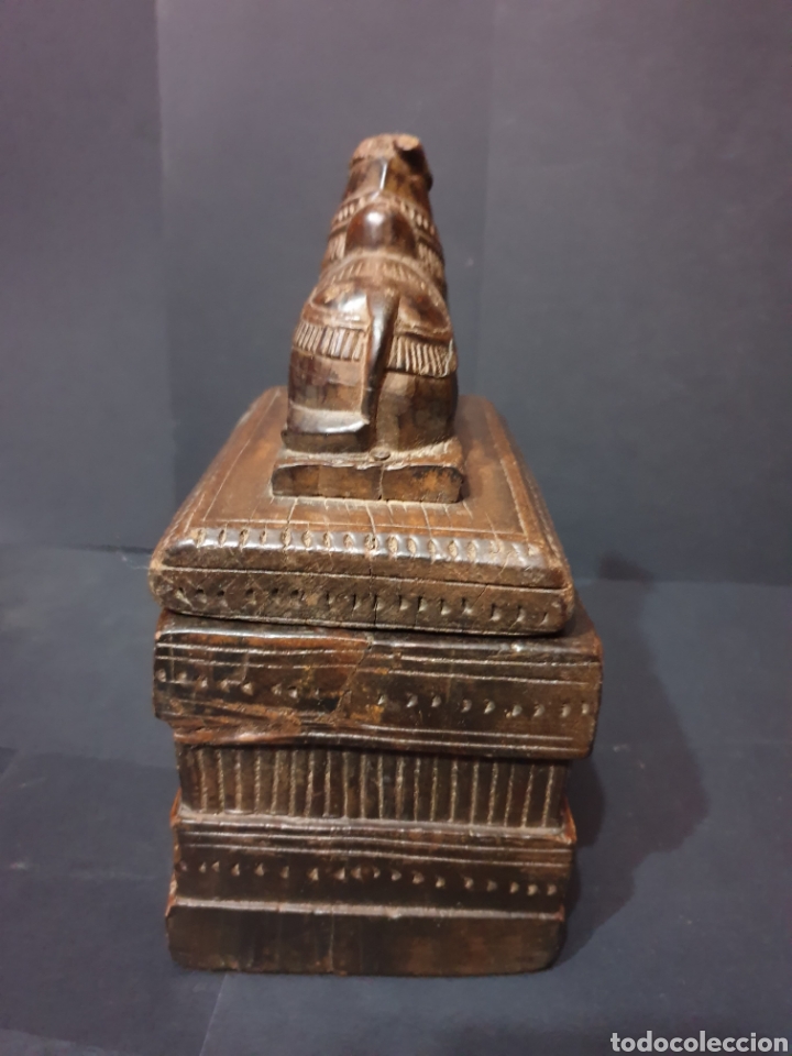 Arte: Caja India Nandi de kerala - Foto 4