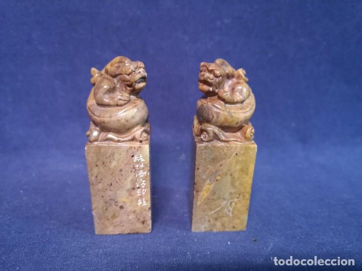 Arte: PAREJA DE SELLOS CHINOS - Foto 6