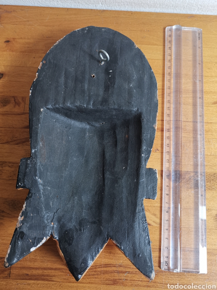 Arte: M&aacute;scara africana de madera. - Foto 4