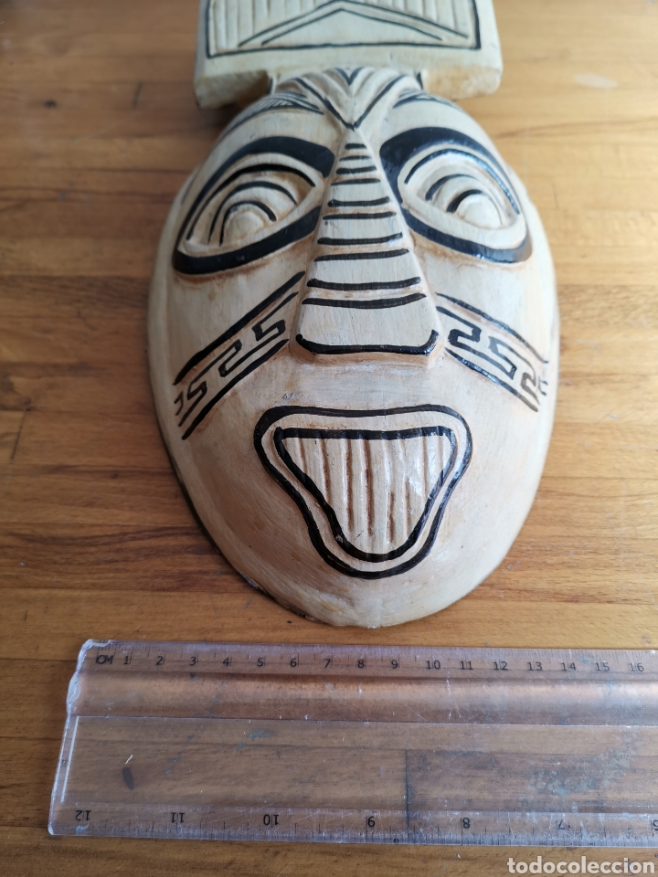 Arte: M&aacute;scara africana de madera. - Foto 2
