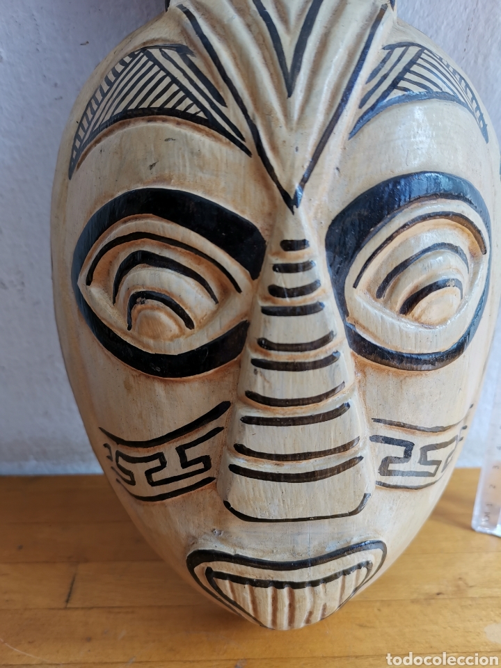 Arte: M&aacute;scara africana de madera. - Foto 5