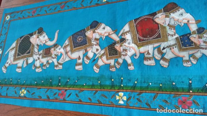 Arte: TELA INDIA PINTADA MANO. - Foto 2