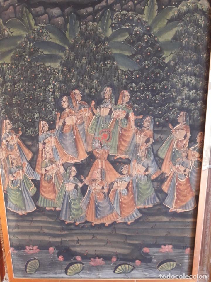 Arte: Seda pintada India - Foto 2