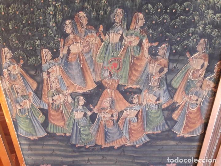 Arte: Seda pintada India - Foto 3