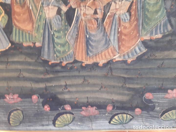Arte: Seda pintada India - Foto 5