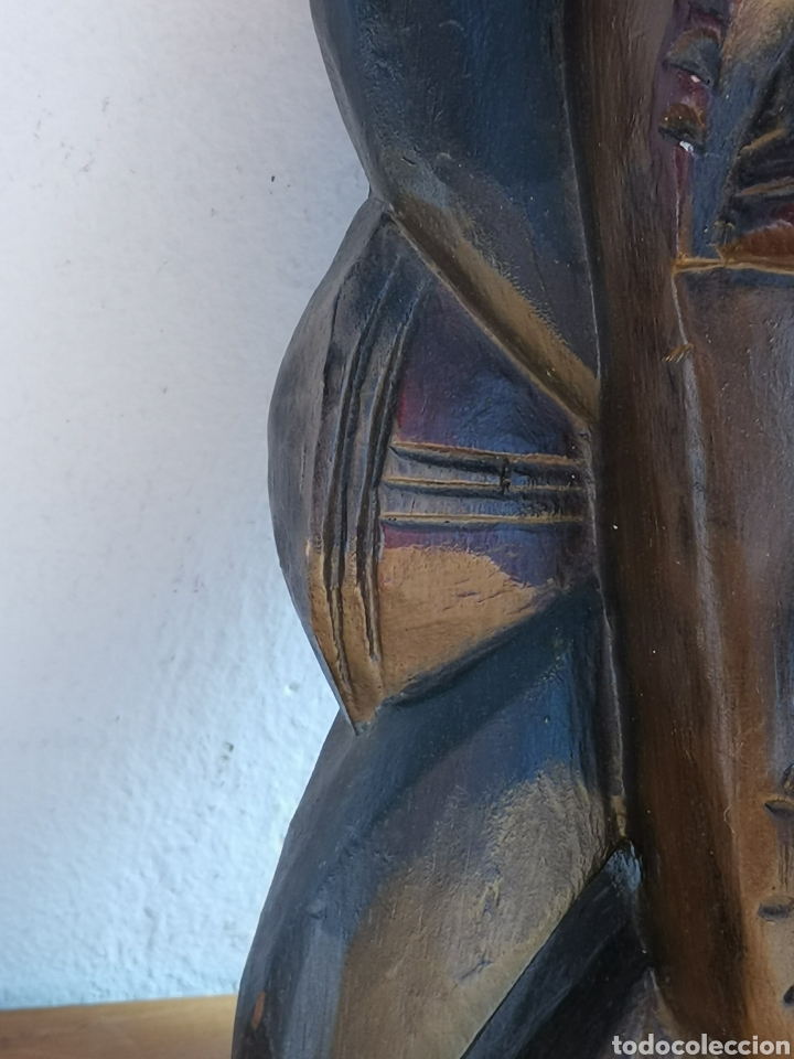 Arte: Espectacular M&aacute;scara africana de madera - Foto 6