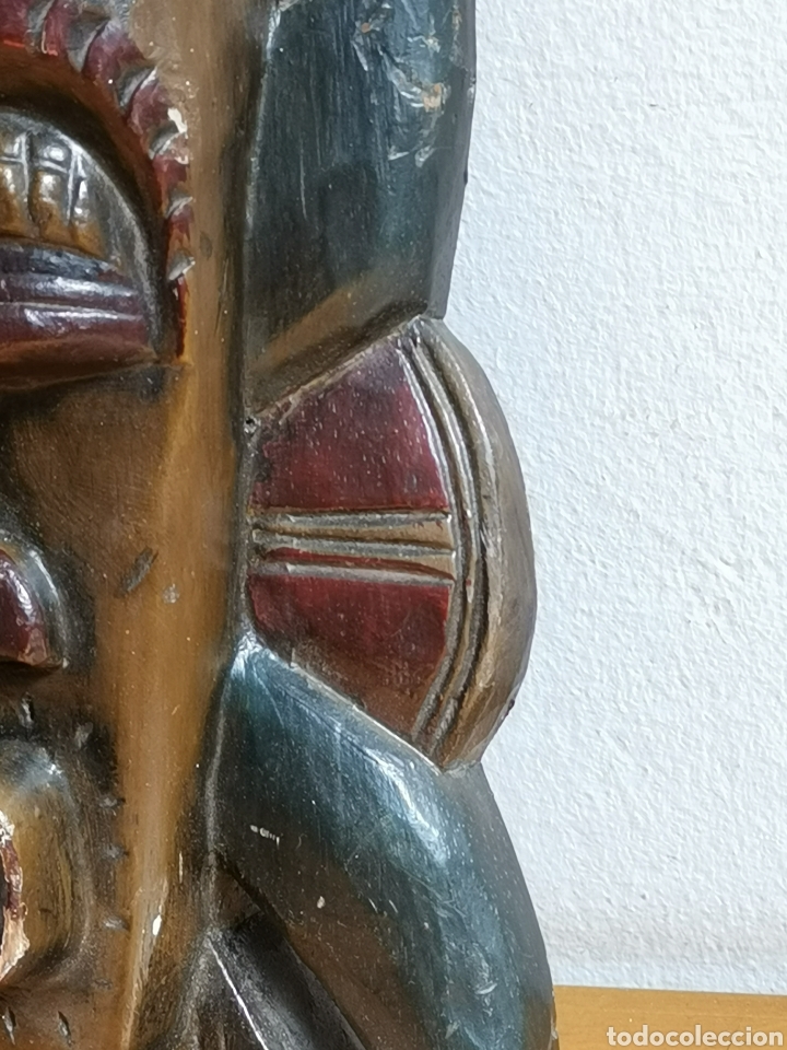 Arte: Espectacular M&aacute;scara africana de madera - Foto 7