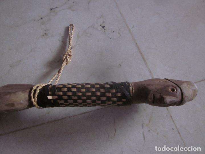 Arte: CUCHILLO DE MADERA EGIPTO A&Ntilde;OS 70 - Foto 4