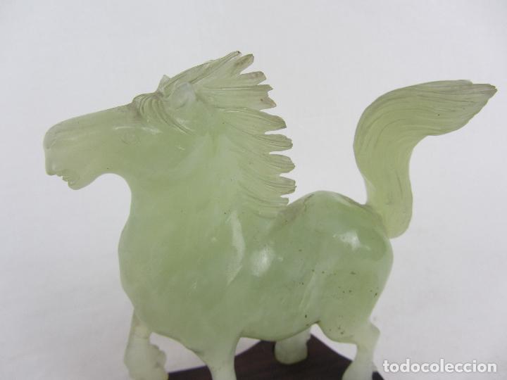 Arte: Caballo oriental en Jade - s.XX - Foto 3
