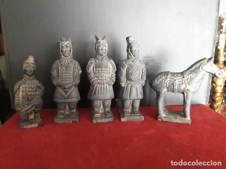 Arte: 5 figuras de terracota chinas - Foto 1