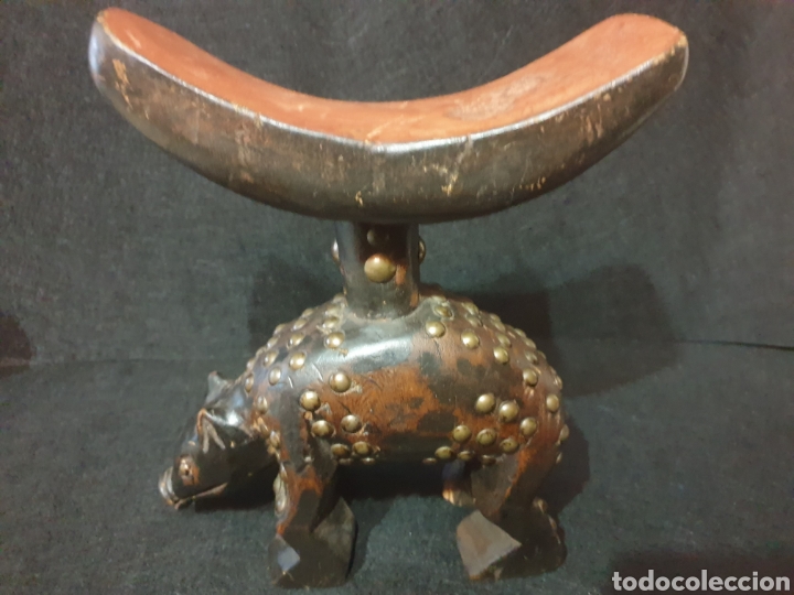 Arte: Reposa cabezas Zoomorpho Congo - Foto 1