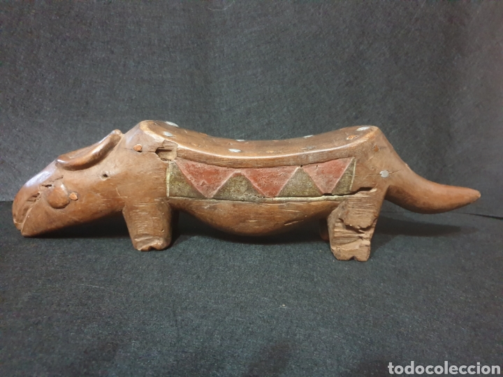Arte: Reposa cabezas zoomorpho Congo - Foto 3