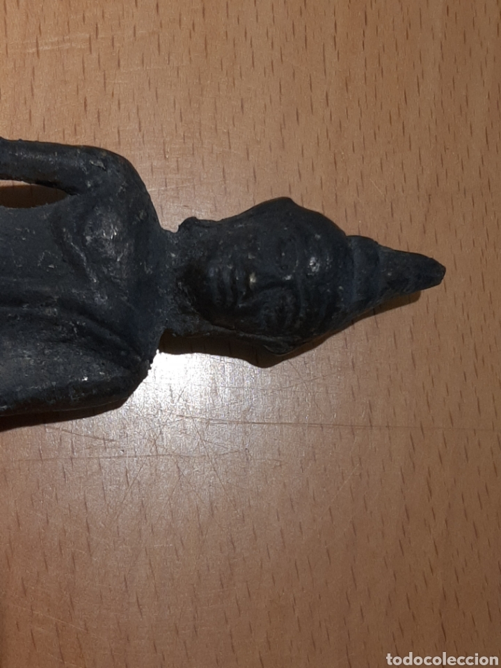 Arte: Buda peque&ntilde;o antiguo de bronce - Foto 3