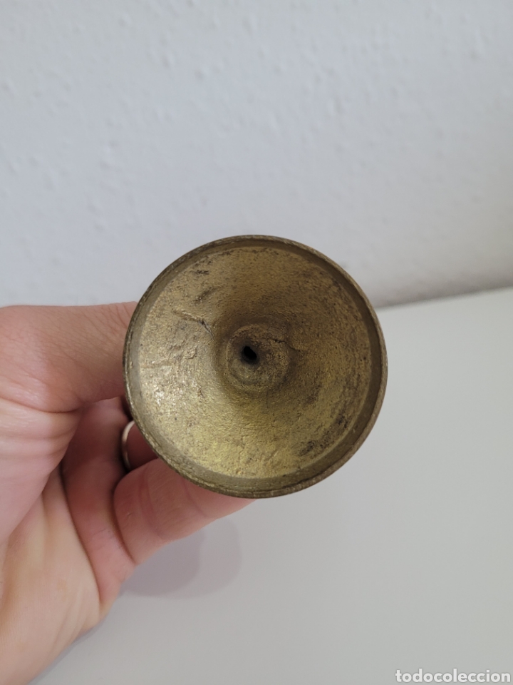 Arte: Jarra portavelas en bronce - Foto 3
