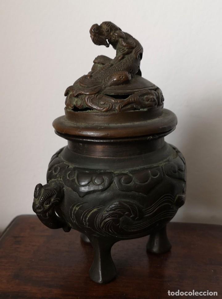 Arte: Bronce ritual Chino Dinast&iacute;a Qing - Foto 8