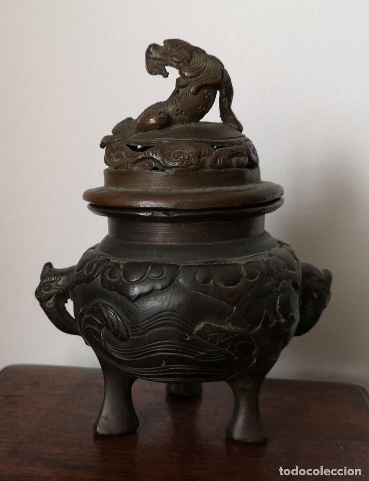 Arte: Bronce ritual Chino Dinast&iacute;a Qing - Foto 3
