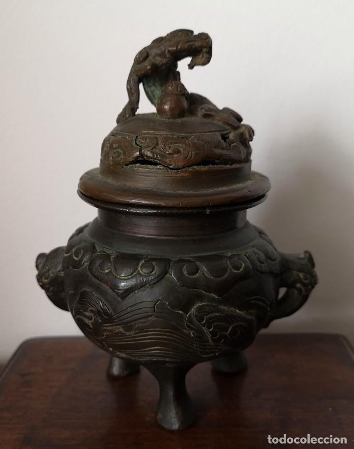 Arte: Bronce ritual Chino Dinast&iacute;a Qing - Foto 2