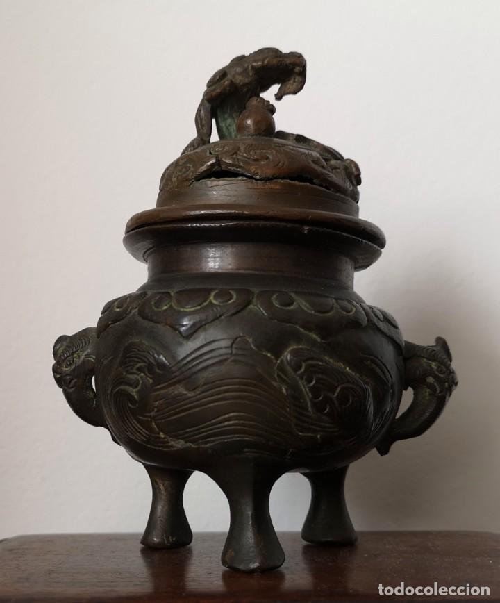 Arte: Bronce ritual Chino Dinast&iacute;a Qing - Foto 12