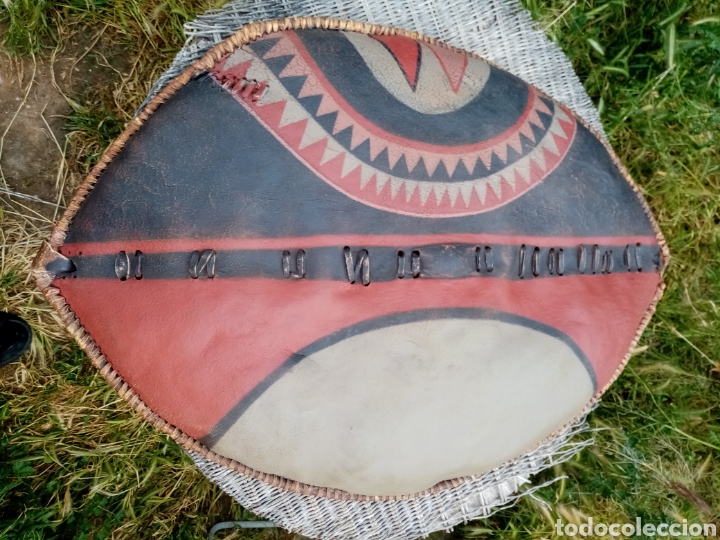 Arte: Escudo Masai antiguo. - Foto 6