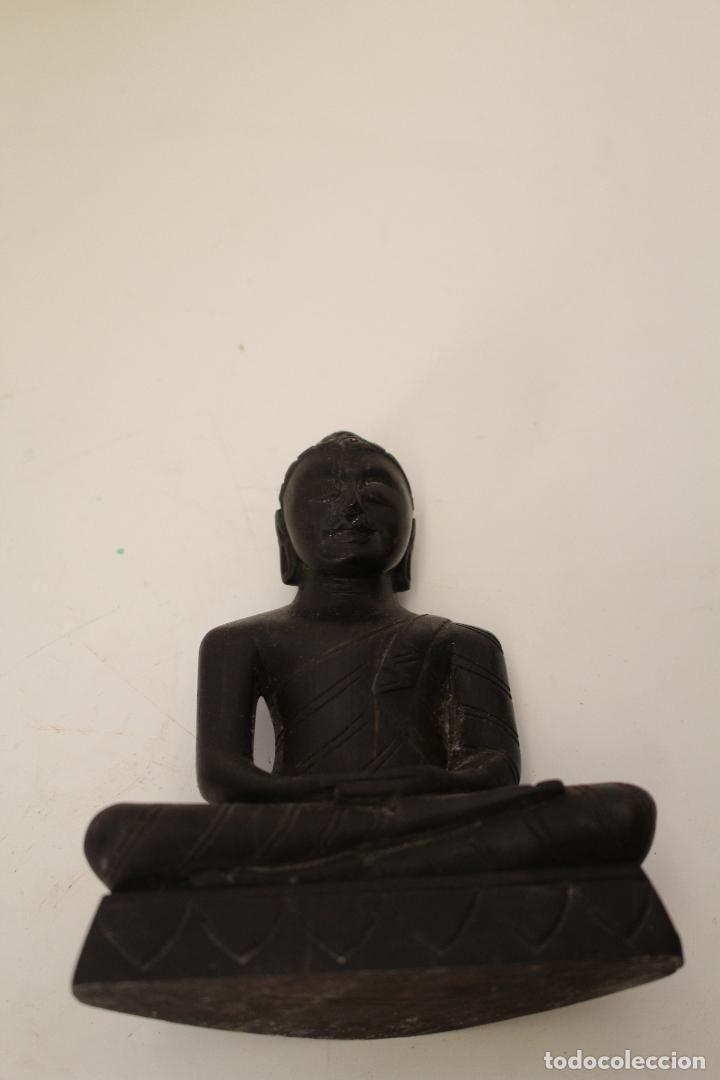 Arte: figura buda de madera - Foto 4