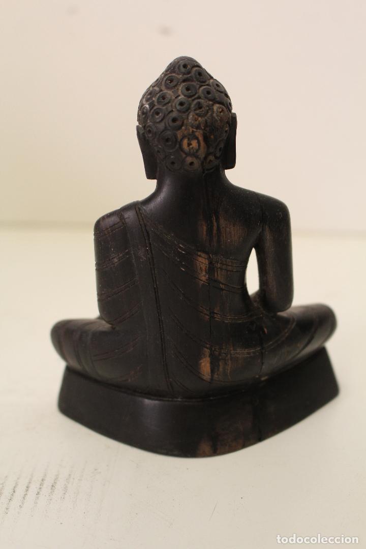 Arte: figura buda de madera - Foto 5