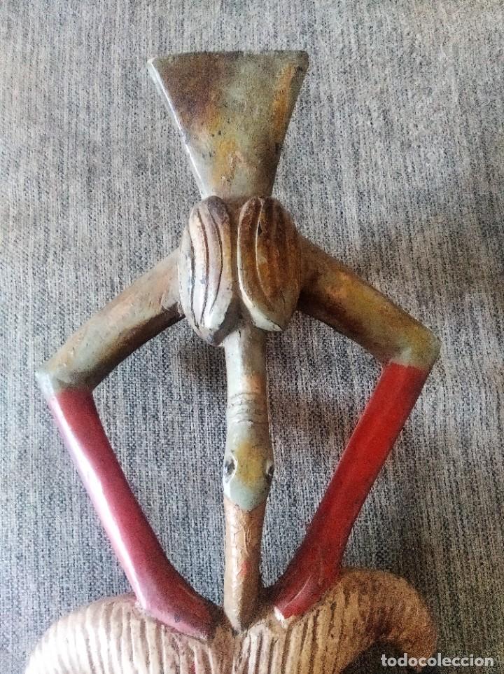 Arte: M&aacute;scara - Madera - Yaure - Costa de Marfil - Foto 4