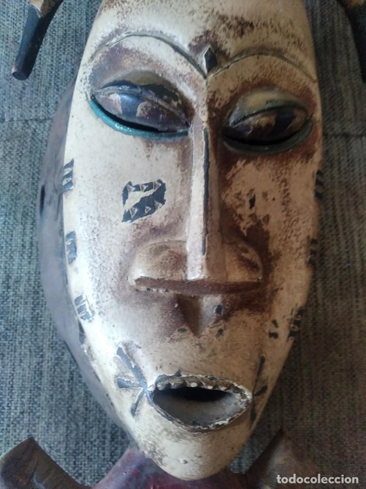 Arte: M&aacute;scara - Madera - Yaure - Costa de Marfil - Foto 5