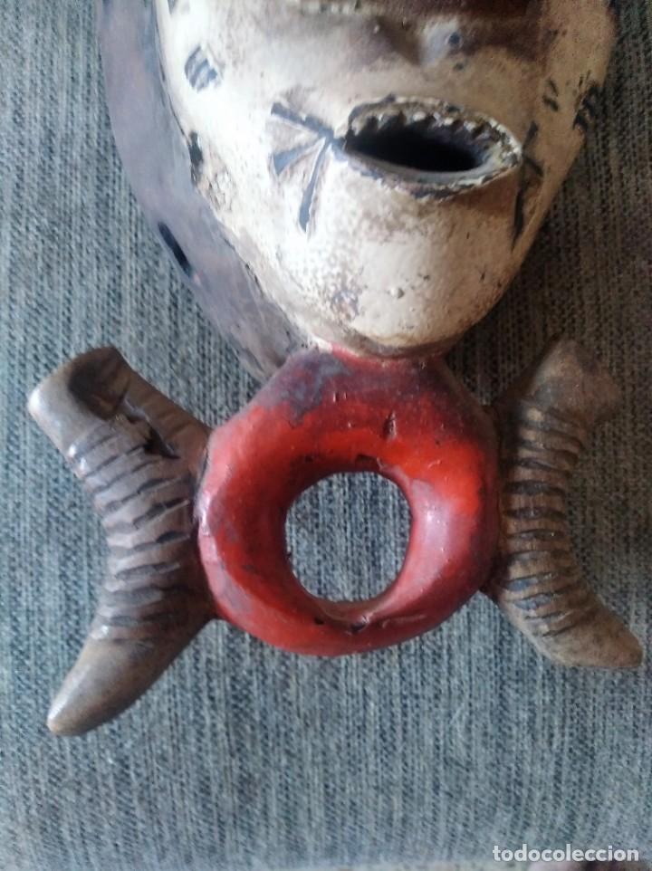Arte: M&aacute;scara - Madera - Yaure - Costa de Marfil - Foto 6