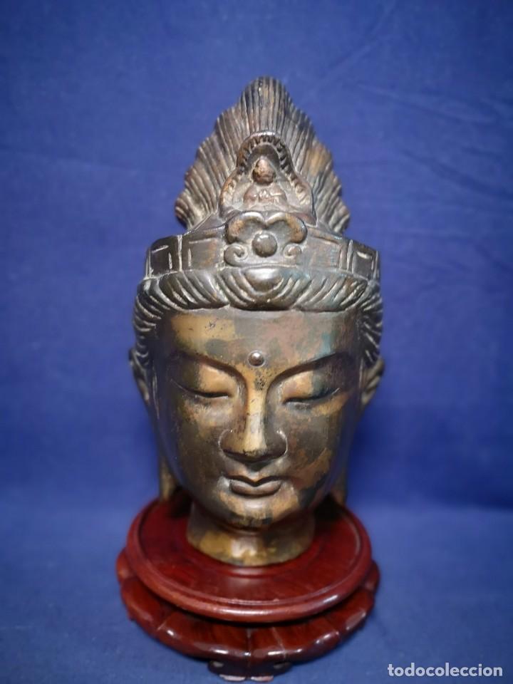 Arte: BUSTO BIRMANO EN BRONCE - Foto 4