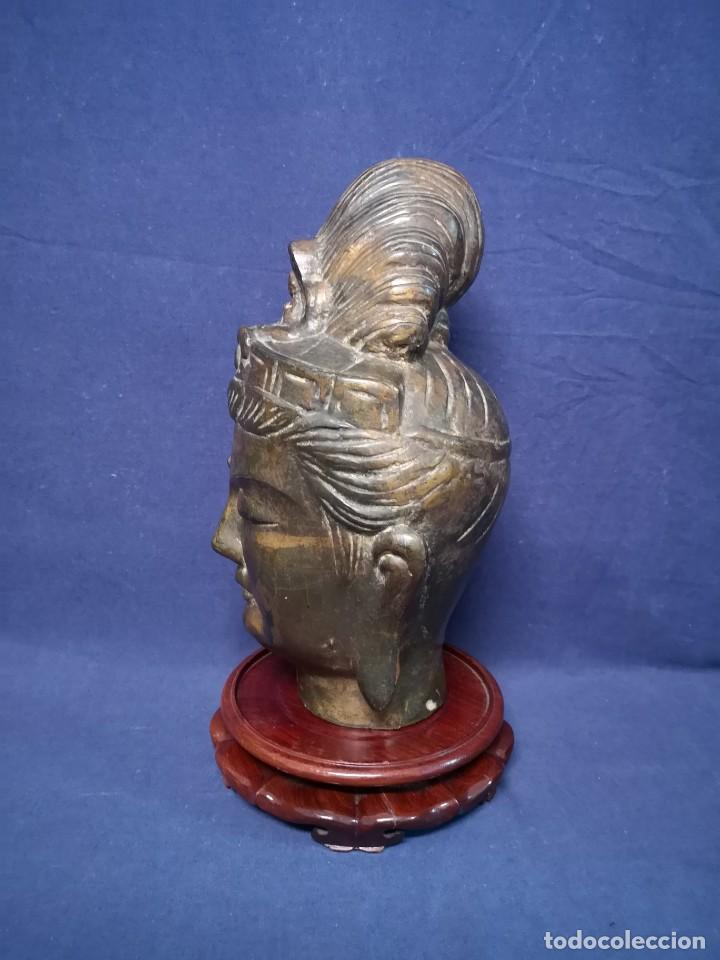 Arte: BUSTO BIRMANO EN BRONCE - Foto 5