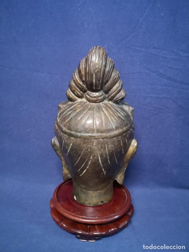Arte: BUSTO BIRMANO EN BRONCE - Foto 6