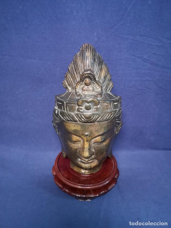 Arte: BUSTO BIRMANO EN BRONCE - Foto 8